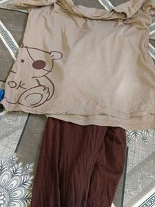 Cute Koala Graphic Tee Night Wear