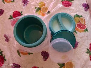 Beautiful Design Green Colour Tiffin Box 💚💚