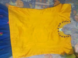 Midi Gold And Blue Colour 36&#34;Size