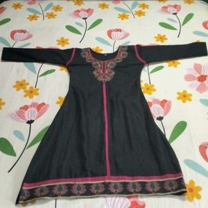 Black colour Anarkali Kurta 🌼