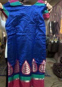 Banarasi  Royal Blue Kurta Set