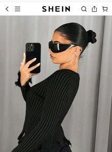 SHEIN Distressed Knit Top