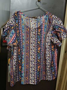 Boho Print Top