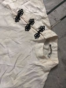 Zara Cream Floral cheongsam