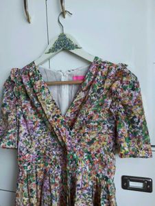 Floral Print Mini Dress