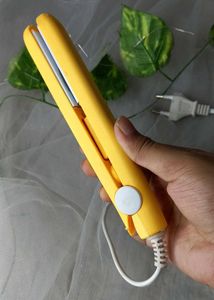 Mini Yellow Hair Straightener