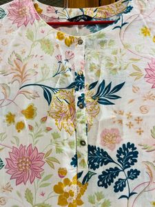 Floral Print Kurta
