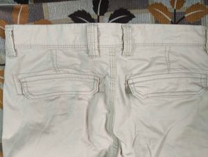 Zudio Beige Trending Pants Cargo Style