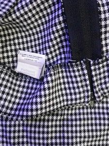 (590)Gingham Mini Skirt