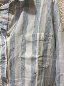 Striped Button-Down Shirt