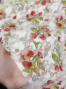 Floral Lace Midi Dress