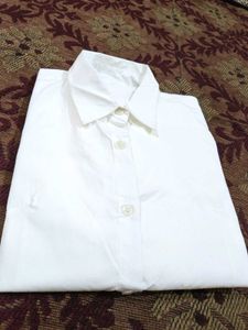White Shirt With Black Tie For Women