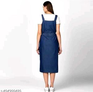 Denim Button-Down Dress