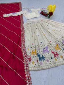 New Wedding Wear Silk Lehenga Choli