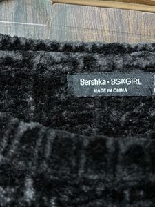 Cozy Velvet Black Sweater