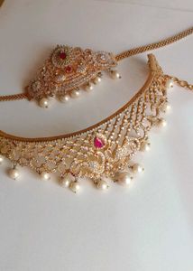 Elegant Gold-Tone Necklace Set