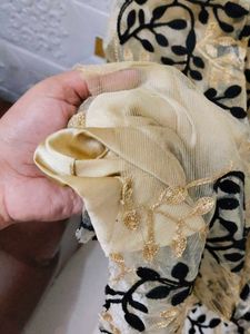 Golden and Black Gown