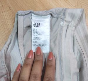 H&amp;M Off White Ribbed Bralette 🤍