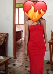 Beautiful Stretchable Red Dress..Soft Touch
