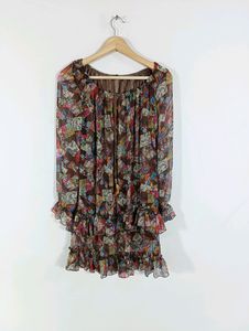 Multicolor Printed Casual Dress (Women)