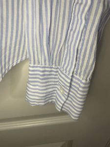 H&amp;M Striped Ruffle Top