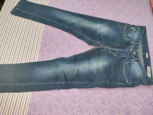 Classic Slim Fit Blue Denim Jeans.