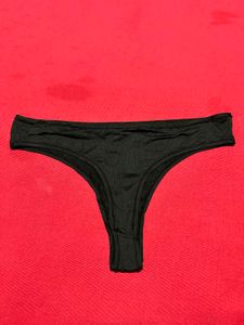 H&amp;M Black Seamless Thong