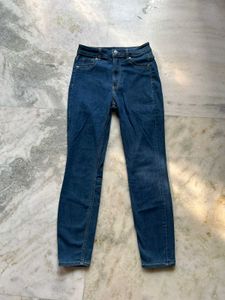 H&amp;M Dark Blue Skinny Curvy Jeggings