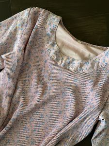 Floral Pink Long Sleeve Dress