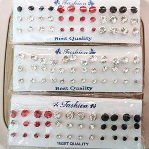 ₹99/- Pack Diamond Studs & Western Earrings