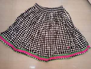 Knee Length Cotton Skirt