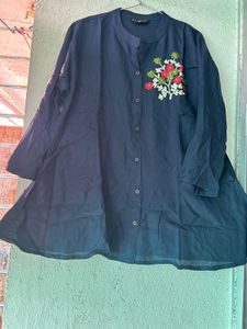 Navy Blue  Beautiful  Top