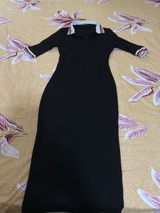 Shein Black Polo Dress