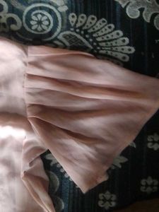 Peach Embroidered Top