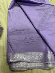 Lavendar Silk Saree