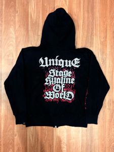 Black 'Stage Crew' Zip-Up Hoodie