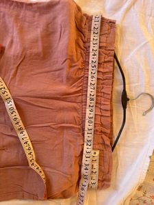 Peach Linean Women Pant