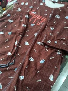 Cute Printed Night Suit 2pc Combo