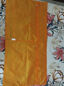Orange Silk Cushion Covers