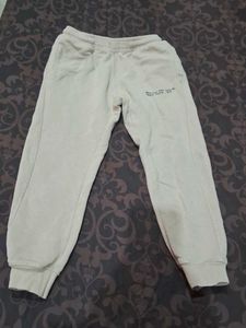 Beige Casual Joggers