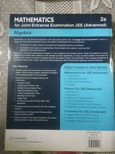 Cengage Algebra JEE Advanced Mathematics with DPP