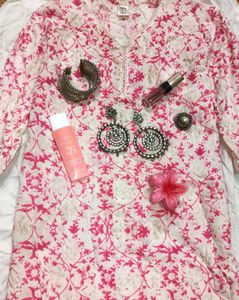 Floral Print Trendy Kurti