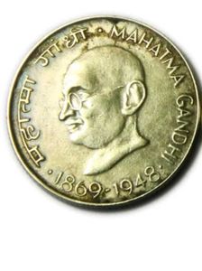 Seven old Indian Coins