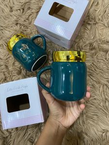Pricedrop Porcelain Leakproof King &amp; Queen Mug Set