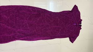 Unused Sparkly Burgundy Long Dress