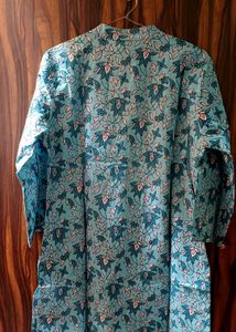 Libas Blue Floral Kurti – Cool, Comfy &amp; Charming