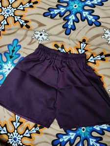 Purple One-Shoulder Top