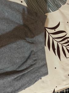 Grey Korean Skirt