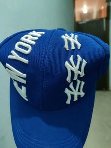 Stylish New York Embroidered Cap for Men – Blue Ed