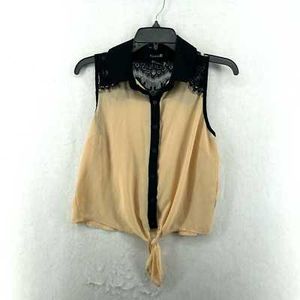 Forever 21 Lace Trim Blouse